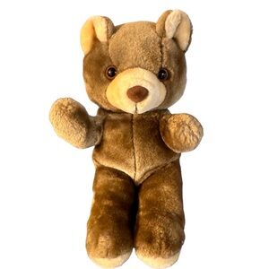 VINTAGE BROWN TEDDY BEAR STUFFED ANIMAL FAIR PRINCESS SOFT  PLUSH TOY 11” 1999